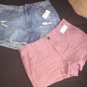 2 pairs of shorts